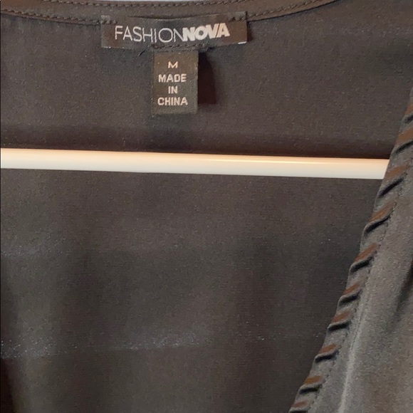 Fashion black lace top - Picture 2 of 5